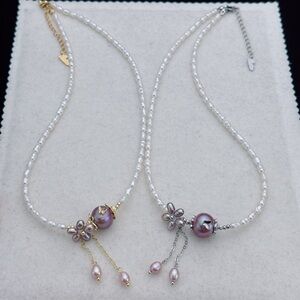 N80 Handmade Freshwater Baroque Pearl Necklace